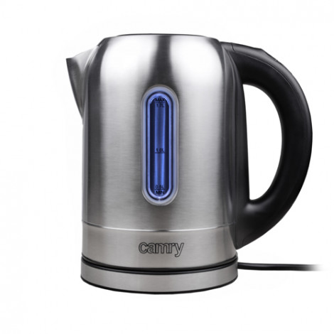 Camry | Kettle | CR 1253 | With electronic control | 2200 W | 1.7 L | Stainless steel | 360 rotational base | Stainless steel