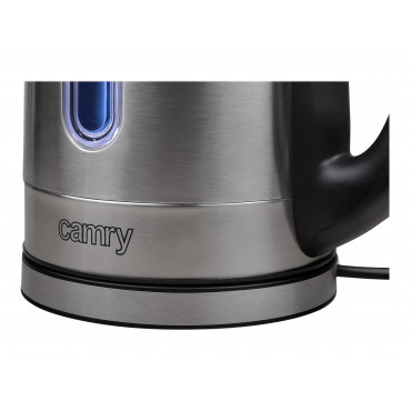 Camry | Kettle | CR 1253 | With electronic control | 2200 W | 1.7 L | Stainless steel | 360 rotational base | Stainless steel