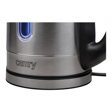 Camry | Kettle | CR 1253 | With electronic control | 2200 W | 1.7 L | Stainless steel | 360 rotational base | Stainless steel