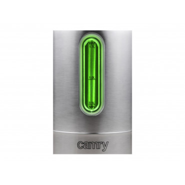 Camry | Kettle | CR 1253 | With electronic control | 2200 W | 1.7 L | Stainless steel | 360 rotational base | Stainless steel