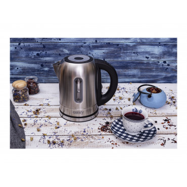 Camry | Kettle | CR 1253 | With electronic control | 2200 W | 1.7 L | Stainless steel | 360 rotational base | Stainless steel