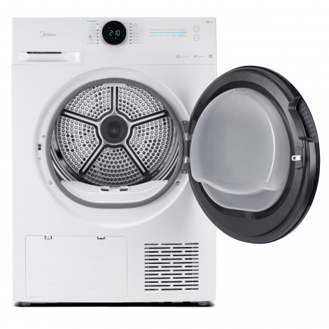 Midea | Dryer Machine | MD200H80BW/W-HR | Energy efficiency class C | Front loading | 8 kg | LED | Depth 60 cm | Wi-Fi | White