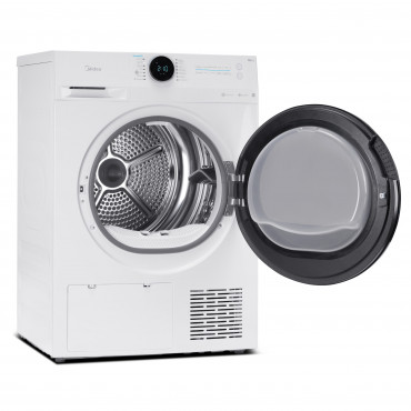 Midea | Dryer Machine | MD200H80BW/W-HR | Energy efficiency class C | Front loading | 8 kg | LED | Depth 60 cm | Wi-Fi | White