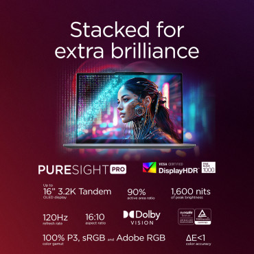 Lenovo Yoga Pro 9 16IAH10 | Tidal Teal | 16 " | OLED | 2.8K WQXGA+ | 2880 x 1800 pixels | Intel Core Ultra 7 | 255H | 32 GB | So