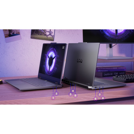 Lenovo LOQ 15IRX10 | Luna Grey | 15.6 " | IPS | FHD | 1920 x 1080 pixels | Anti-glare | Intel Core i5 | i5-13450HX | 16 GB | SO-