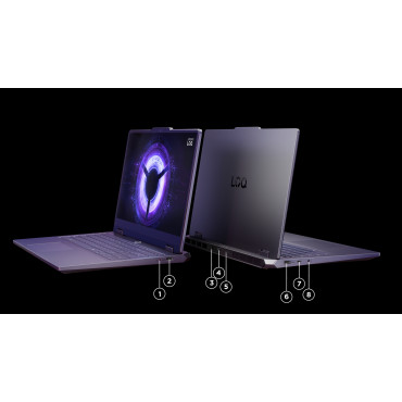 Lenovo LOQ 15IRX10 | Luna Grey | 15.6 " | IPS | FHD | 1920 x 1080 pixels | Anti-glare | Intel Core i5 | i5-13450HX | 16 GB | SO-