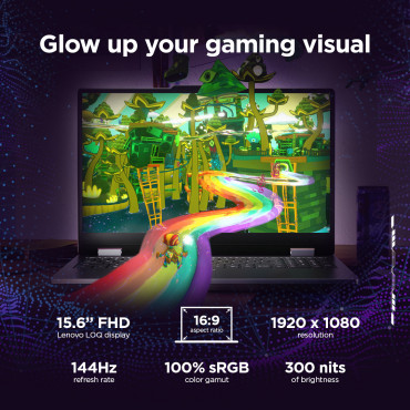 Lenovo LOQ 15IRX10 | Luna Grey | 15.6 " | IPS | FHD | 1920 x 1080 pixels | Anti-glare | Intel Core i5 | i5-13450HX | 16 GB | SO-