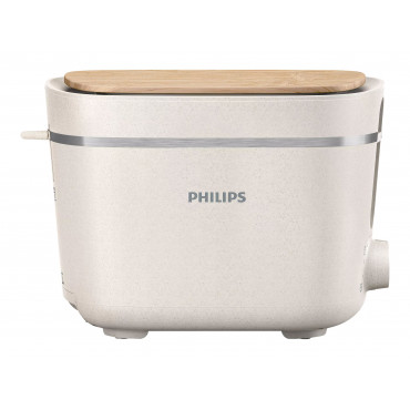 Philips | Toaster | HD2640/10 Eco Conscious Edition | Power 830 W | Number of slots 2 | Housing material 100% Bio-based plastic 