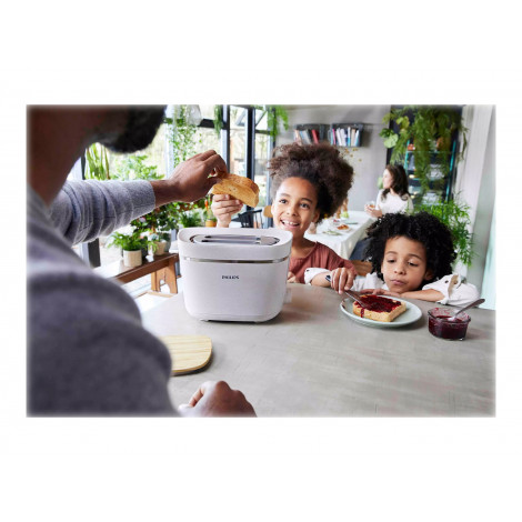 Philips | Toaster | HD2640/10 Eco Conscious Edition | Power 830 W | Number of slots 2 | Housing material 100% Bio-based plastic 