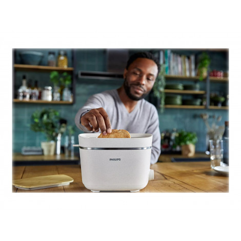 Philips | Toaster | HD2640/10 Eco Conscious Edition | Power 830 W | Number of slots 2 | Housing material 100% Bio-based plastic 