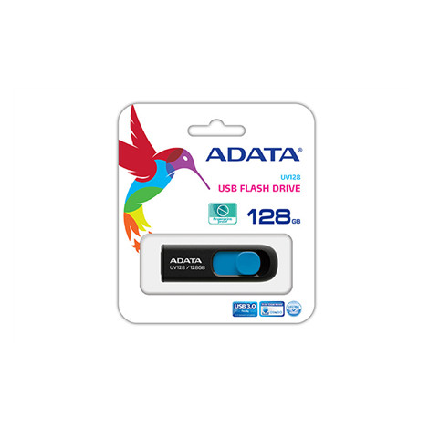 ADATA | UV128 | 128 GB | USB 3.0 | Black/Blue