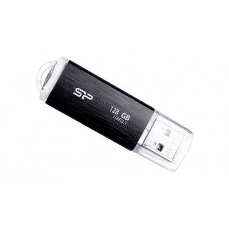 Silicon Power | USB 3.1 Flash Drive | Blaze B02 | 128 GB | USB 3.2 Gen 1/USB 3.1 Gen 1/USB 3.0/USB 2.0 | Black