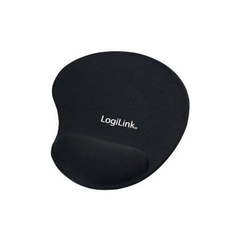 Mousepad with Gel Wrist Rest Support, | Logilink | ID0027 | Black