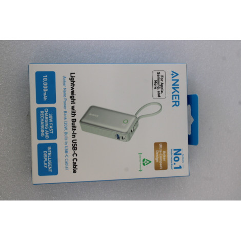 SALE OUT. | Anker 545 Nano Power Bank | A1259G61 | 10000 mAh | Green | UNPACKED, SCRATCHED ON TOP
