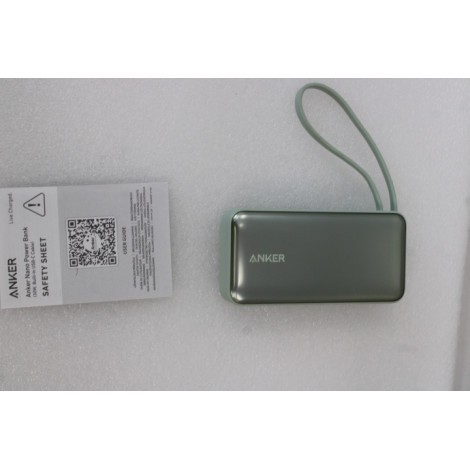 SALE OUT. | Anker 545 Nano Power Bank | A1259G61 | 10000 mAh | Green | UNPACKED, SCRATCHED ON TOP