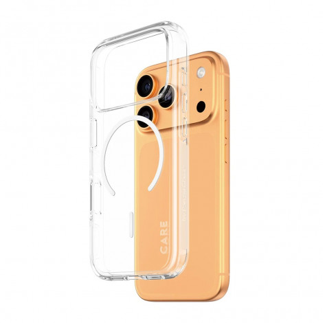 PanzerGlass Flagship Case | Back cover | Apple | iPhone 17 Pro | Recycled plastic | Transparent | Urban Explorer w. White MagSaf