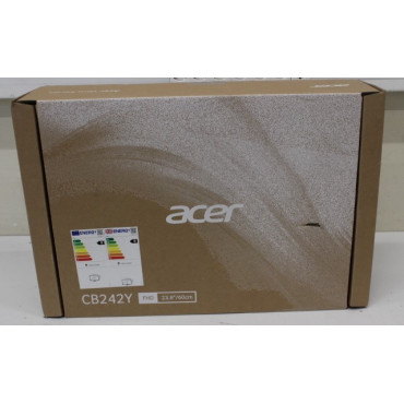 SALE OUT. Acer Vero CB242YGbipr 60cm 23.8'' FHD ZeroFrame 120Hz IPS 16:9 1ms(VRB) 250nits VGA HDMI DP AdaptiveSync EU Black DP, 