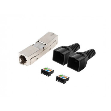 Lanberg Plug 2X RJ45 CAT6A...