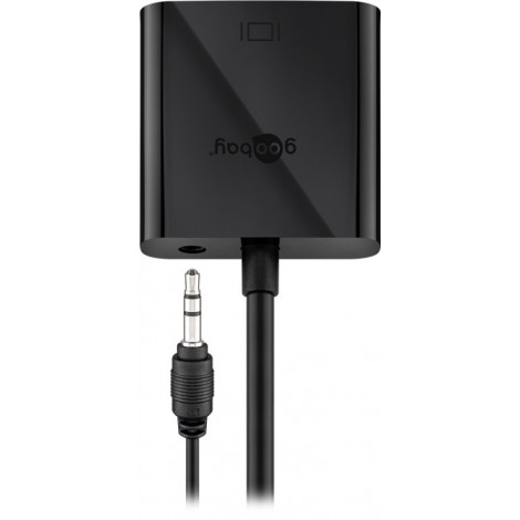 Goobay | HDMI/VGA adapter, nickel plated | 68793 | Black | HDMI male (type A) | VGA female (15-pin)