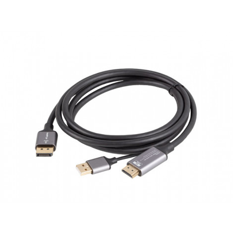 Lanberg HDMI(M)- Displayport(M) cable 1.8m 4K, Black