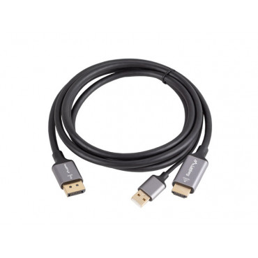 Lanberg HDMI(M)- Displayport(M) cable 1.8m 4K, Black