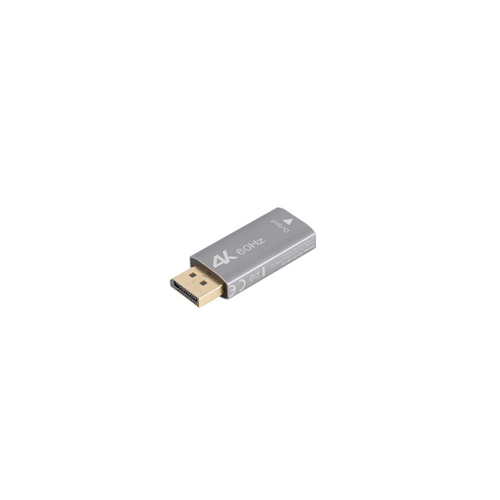 Lanberg Displayport (M)- HDMI(F) Adapter 4K, Silver