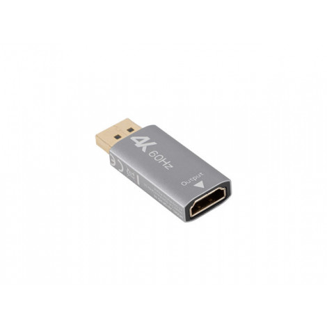Lanberg Displayport (M)- HDMI(F) Adapter 4K, Silver