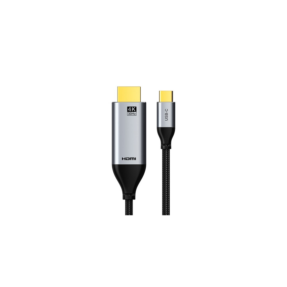 Kabelis USB-C - HDMI, 4K, Ultra HD, 3m, 1.4 ver.