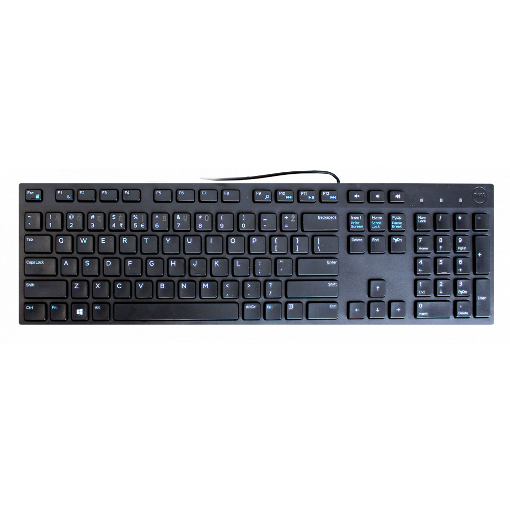 Dell | KB216 | Black | Multimedia | Wired | US | Black | Lithuanian | Numeric keypad