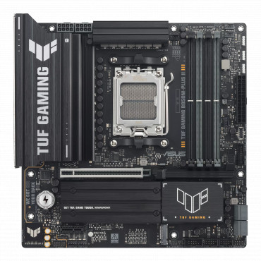 Asus TUF GAMING B850M-PLUS II | Processor family AMD | Processor socket AM5 | DDR5 | Supported hard disk drive interfaces SATA, 
