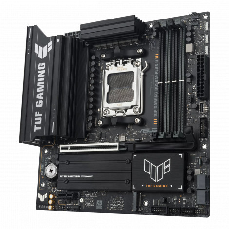 Asus TUF GAMING B850M-PLUS II | Processor family AMD | Processor socket AM5 | DDR5 | Supported hard disk drive interfaces SATA, 