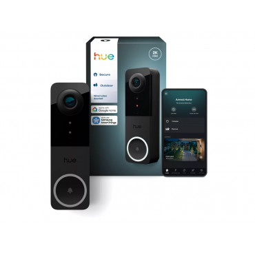 Philips Hue Video Doorbell Camera Black EU/UK | Philips Hue