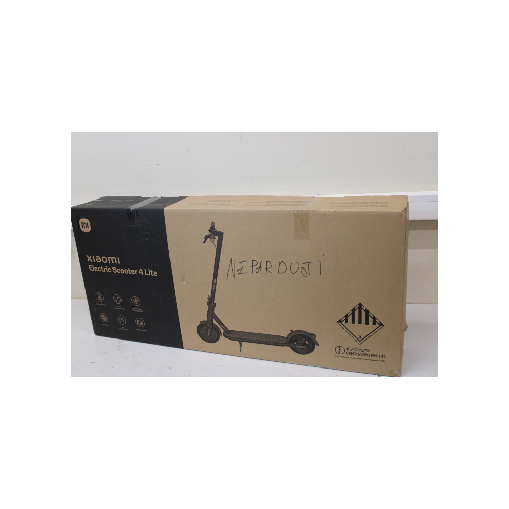 SALE OUT. Xiaomi Electric Scooter 4 Lite EU | Xiaomi Electric Scooter 4 Lite EU | 300 W | 25 km/h | 8.5 " | 3 month(s) | Black |