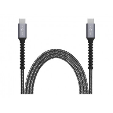 Fixed | Armor Cable USB-C/USB-C, 2 m, 240W | FIXDA-CC2-GR