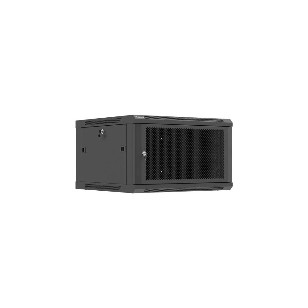 Lanberg Wall mounted installation cabinet 19" 6U 600X600 | WF01-6606-23B | Black