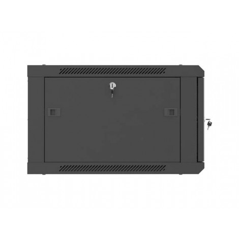 Lanberg Wall mounted installation cabinet 19" 6U 600X600 | WF01-6606-23B | Black