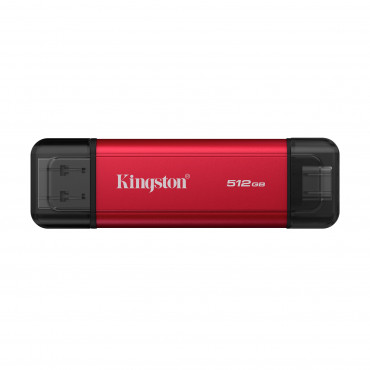 Kingston Dual Portable Solid-State Drive, USB Type-A and Type-C | 512 GB | Solid-state drive interface USB 3.2 Gen 2 | Read spee