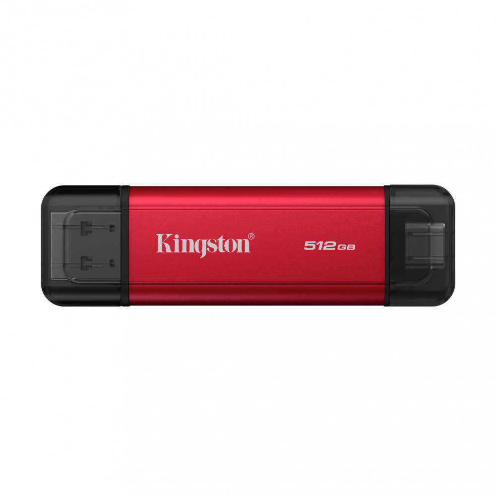 Kingston Dual Portable Solid-State Drive, USB Type-A and Type-C | 512 GB | Solid-state drive interface USB 3.2 Gen 2 | Read spee