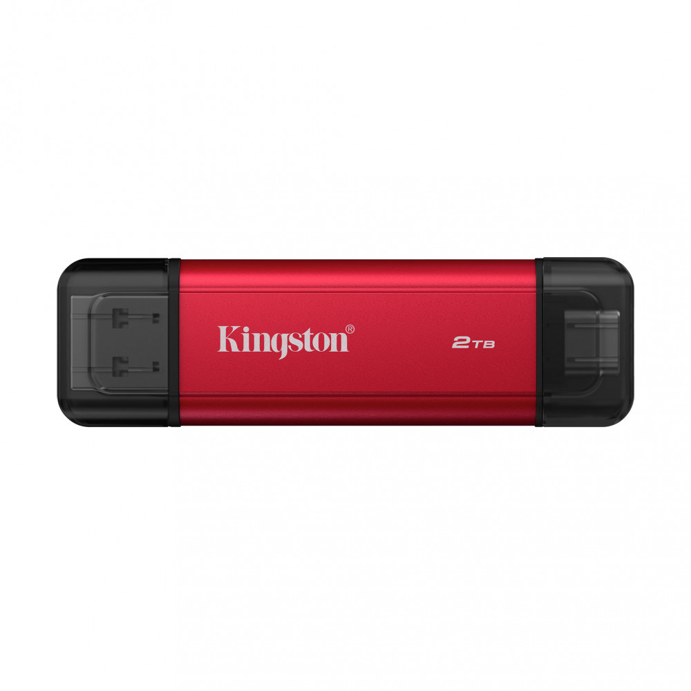 Kingston Dual Portable Solid-State Drive, USB Type-A and Type-C | 2000 GB | Solid-state drive interface USB 3.2 Gen 2 | Read spe