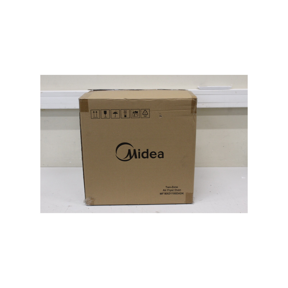 SALE OUT. Midea MAD1100DADK Air fryer digital,Two-zone cavity, 6.4L + 4.4L | Midea Two Zone Airfryer | MAD1100DADK | Power 1850 