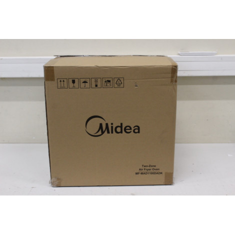 SALE OUT. Midea MAD1100DADK Air fryer digital,Two-zone cavity, 6.4L + 4.4L | Midea Two Zone Airfryer | MAD1100DADK | Power 1850 