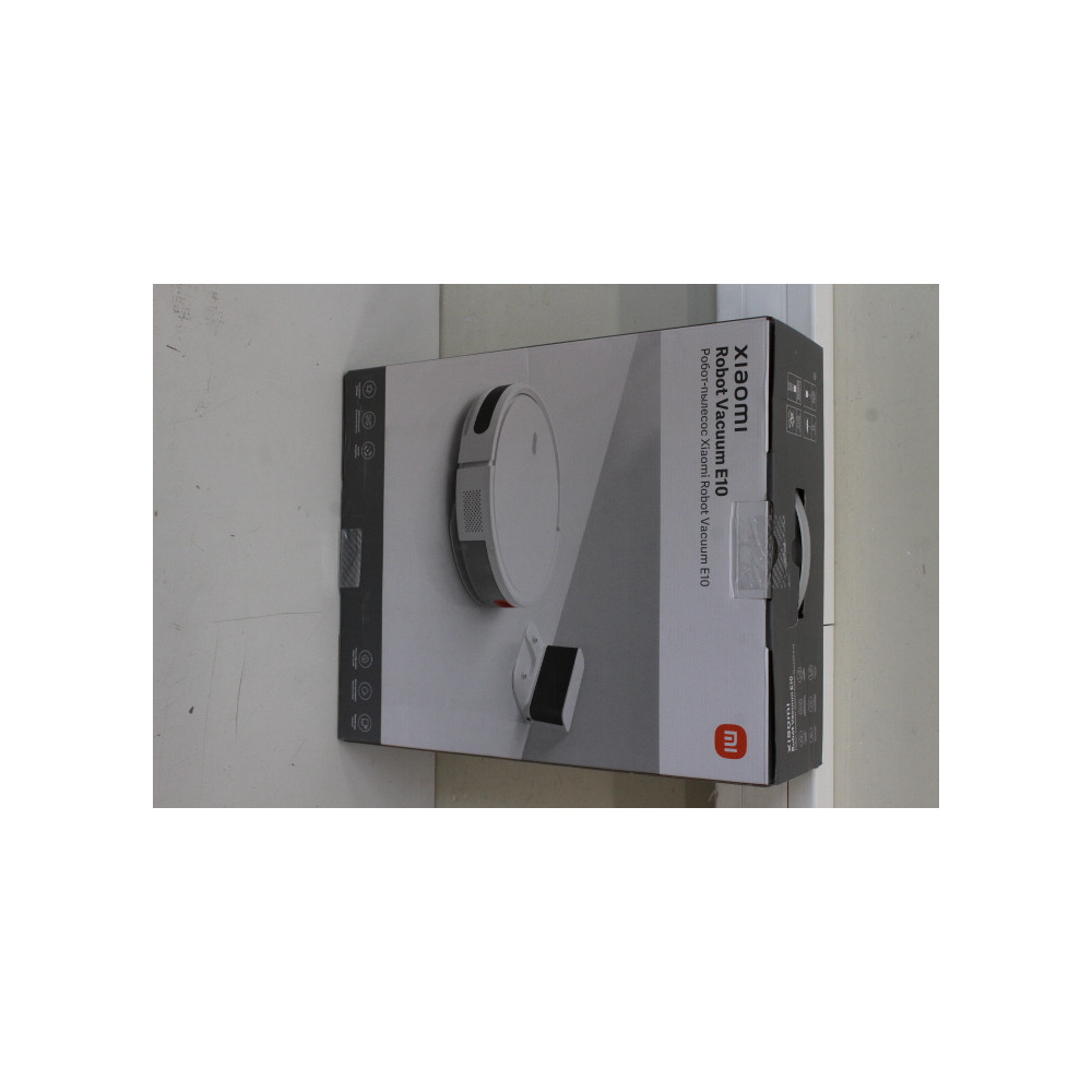 SALE OUT. Xiaomi Robot Vacuum E10 EU | Xiaomi | Robot Vacuum | E10 EU | Wet&Dry | Dust capacity 0.4 L | White | USED, WITHOUT MA