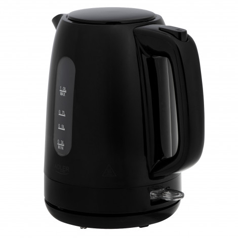 Adler Kettle | AD 1380b | Electric | 2200 W | 1 L | Polypropylene | 360 rotational base | Black