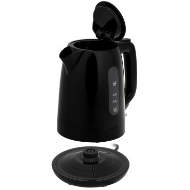 Adler Kettle | AD 1380b | Electric | 2200 W | 1 L | Polypropylene | 360 rotational base | Black