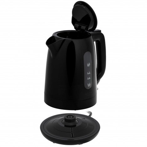 Adler Kettle | AD 1380b | Electric | 2200 W | 1 L | Polypropylene | 360 rotational base | Black