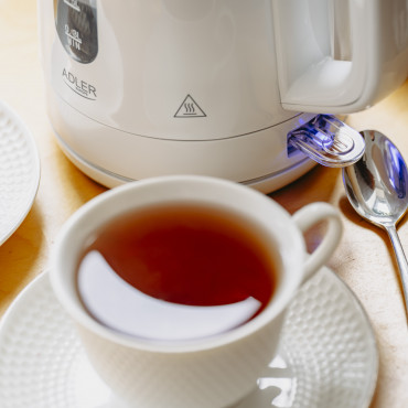 Adler Kettle | AD 1380w | Electric | 2200 W | 1 L | Polypropylene | 360 rotational base | White