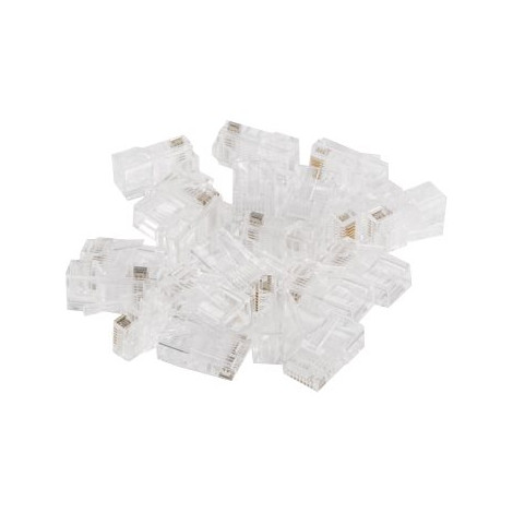 Lanberg | RJ45 CAT.6 UTP Plug 8P8C PASS Through Type, 100 pcs | PLU-6000EZ | Transparent