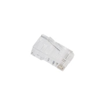 Lanberg | RJ45 CAT.6 UTP Plug 8P8C PASS Through Type, 100 pcs | PLU-6000EZ | Transparent