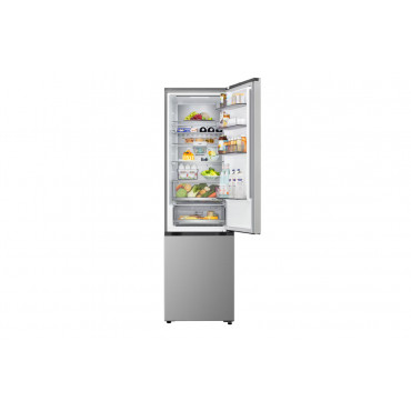 LG GBBSJ10EPY Refrigerator, E, Free-standing, Combi, Height 1.86 m, Net fridge 220 L, Net freezer 113 L, Silver | LG