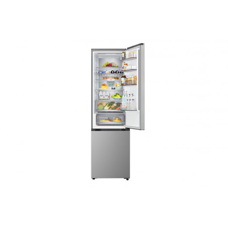 LG GBBSJ10EPY Refrigerator, E, Free-standing, Combi, Height 1.86 m, Net fridge 220 L, Net freezer 113 L, Silver | LG